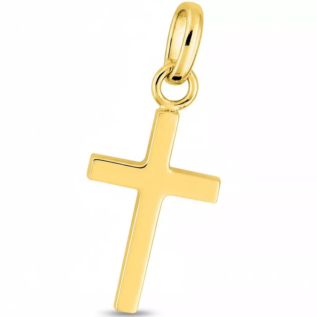 Pendentif Or Croix Chrétienne - Pendentif en Or 750 18k - Bijoux en Vogue