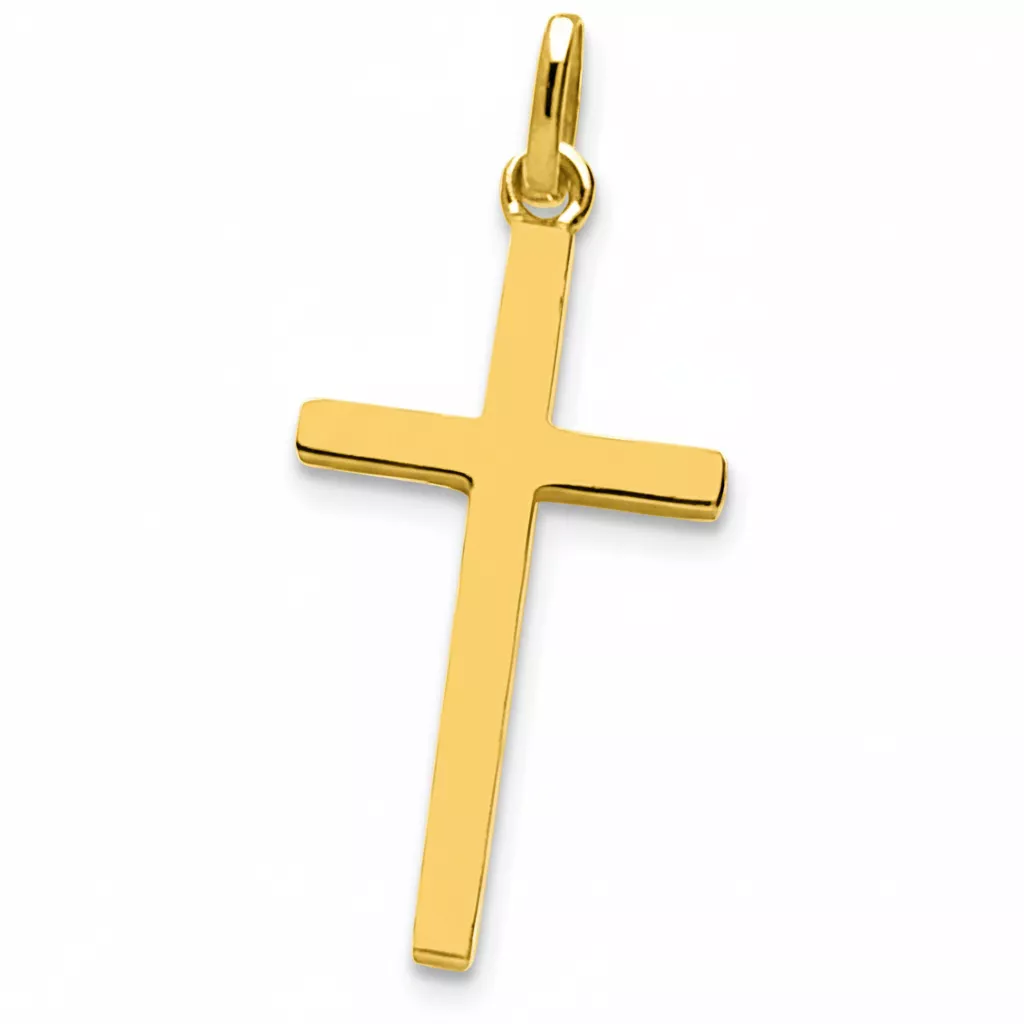 Pendentif Or Croix Chrétienne - Pendentif en Or 750 18k - Bijoux en Vogue
