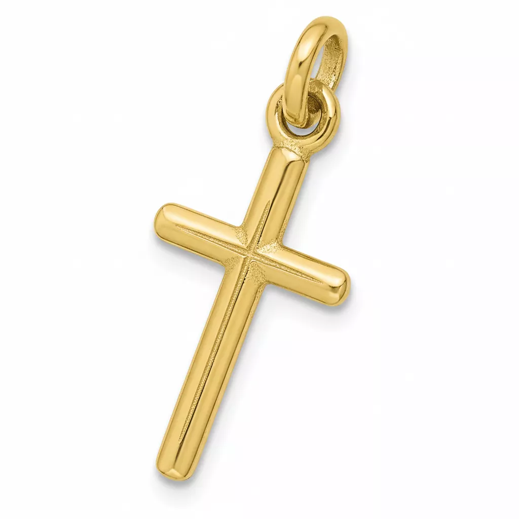 Pendentif Or Croix Chrétienne - Pendentif en Or 750 18k - Bijoux en Vogue