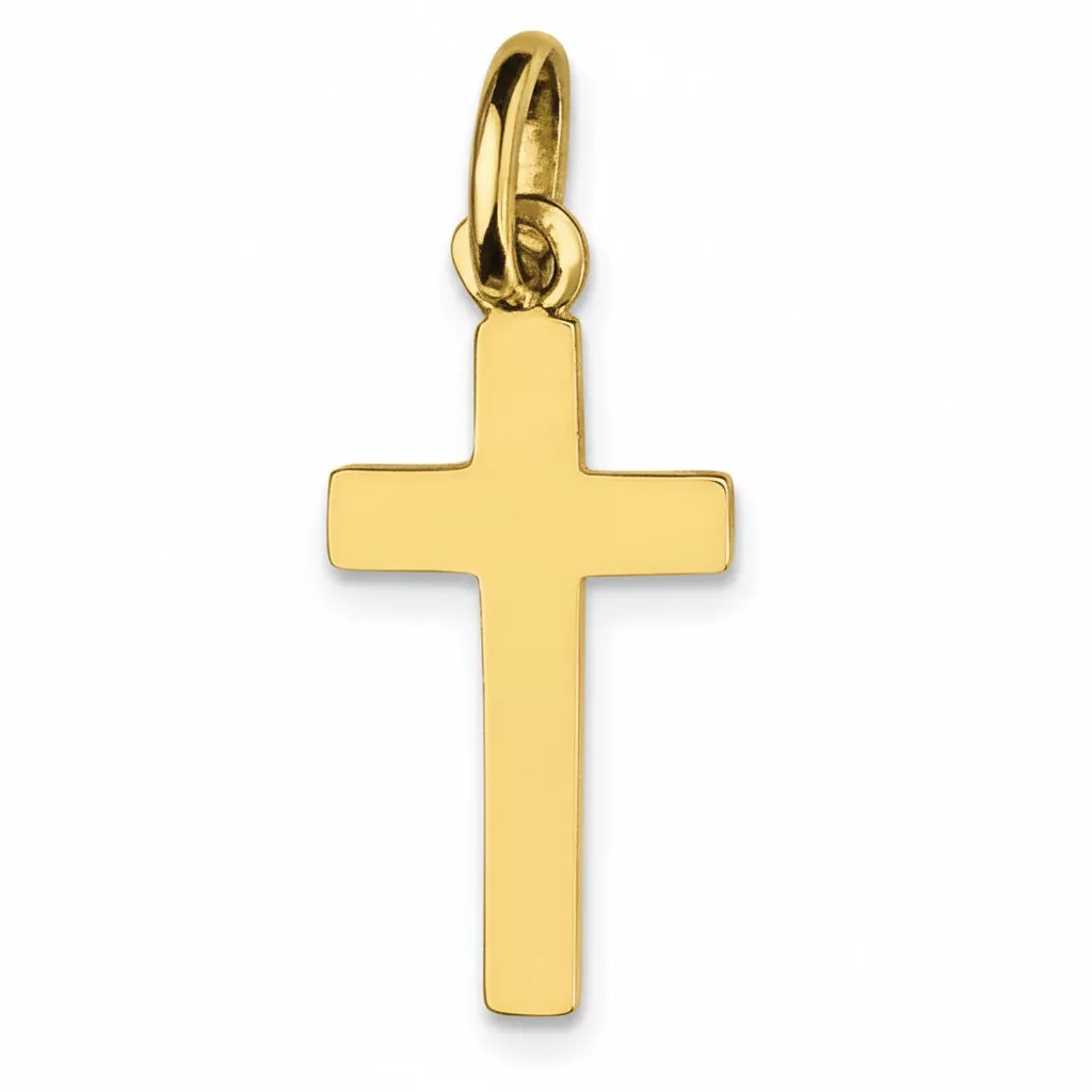 Pendentif Or Croix Chrétienne - Pendentif en Or 750 18k - Bijoux en Vogue