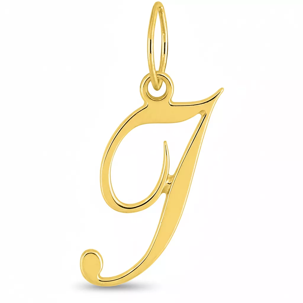 Pendentif Or Lettre I - Pendentif en Or 750 18k - Bijoux en Vogue