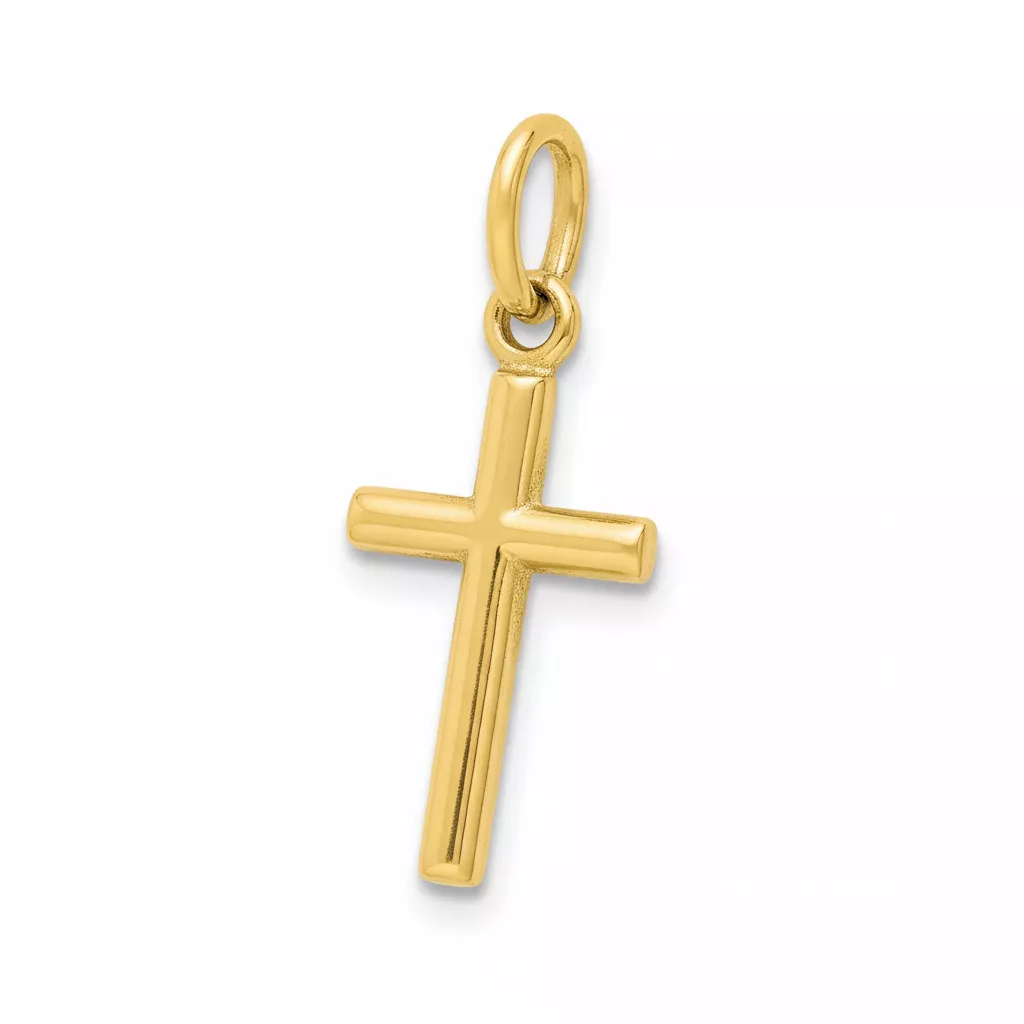Pendentif Or Croix Chrétienne - Pendentif en Or 750 18k - Bijoux en Vogue