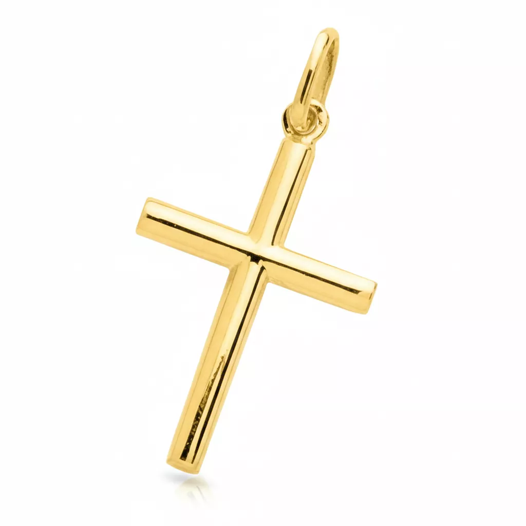 Pendentif Or Croix Chrétienne - Pendentif en Or 750 18k - Bijoux en Vogue