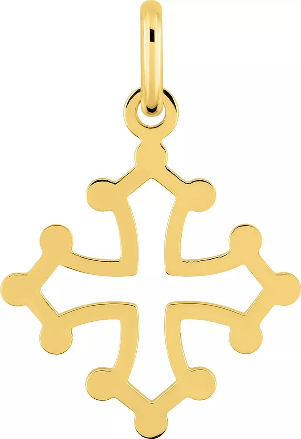 Pendentif Or Croix Occitane - Pendentif en Or 750 18k - Bijoux en Vogue