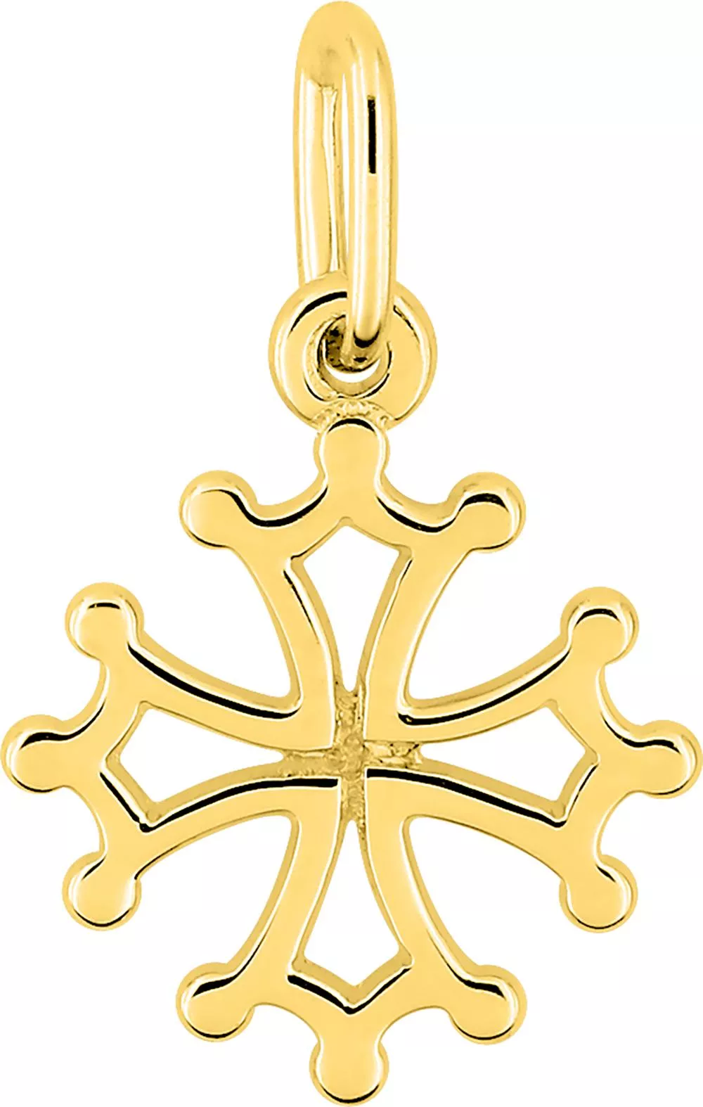 Pendentif Or Croix Occitane - Pendentif en Or 750 18k - Bijoux en Vogue