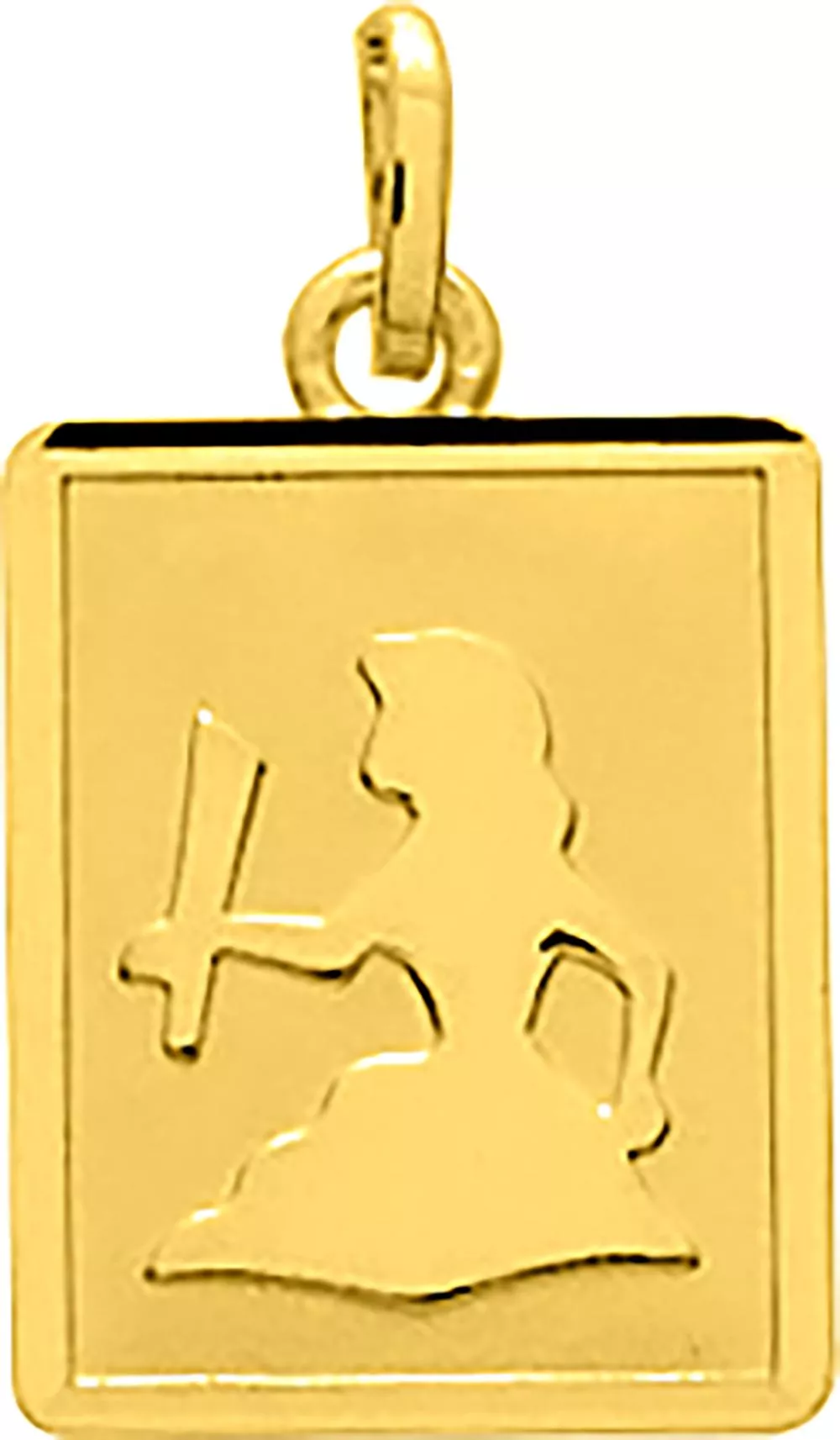 Pendentif Médaille Or Vierge - Pendentif en Or 750 18k - Bijoux en Vogue