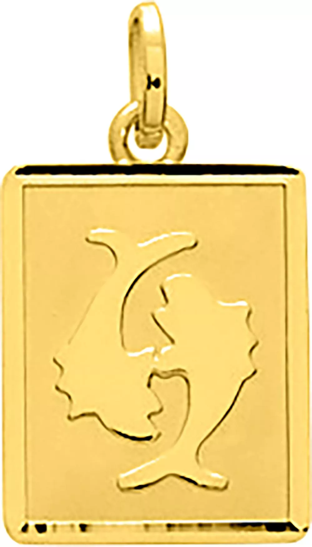 Pendentif Médaille Or Poisson - Pendentif en Or 750 18k - Bijoux en Vogue