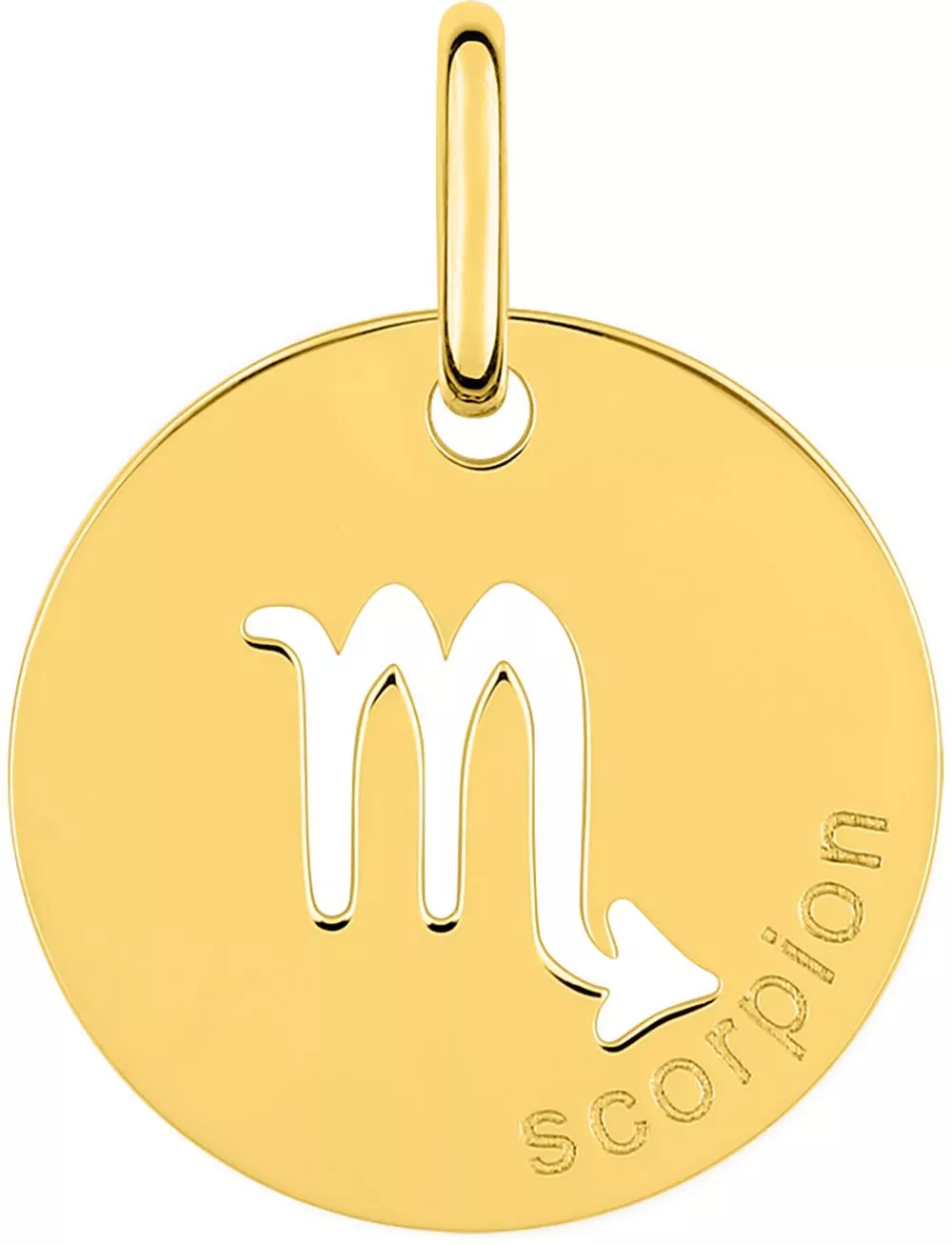 Pendentif Médaille Or Scorpion - Pendentif en Or 750 18k - Bijoux en Vogue