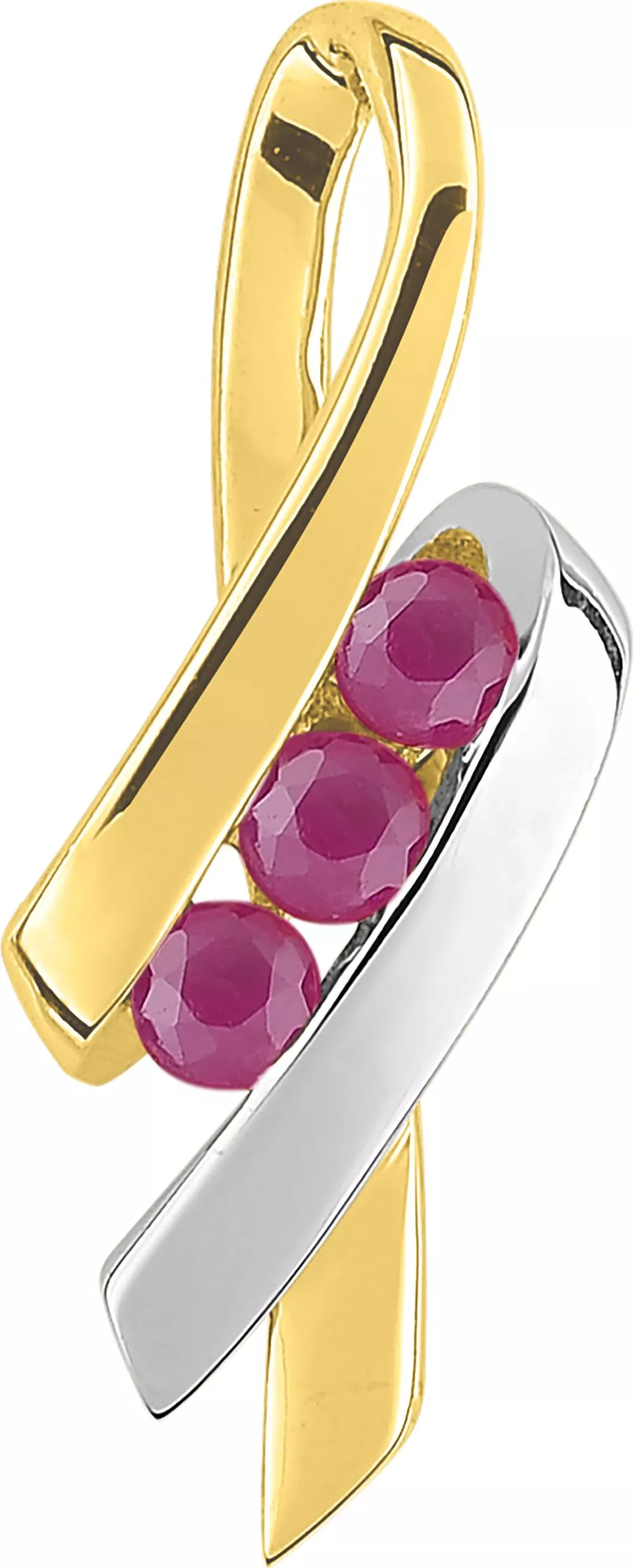 Pendentif Or Alviane Rubis - Pendentif en Or 750 18k - Bijoux en Vogue