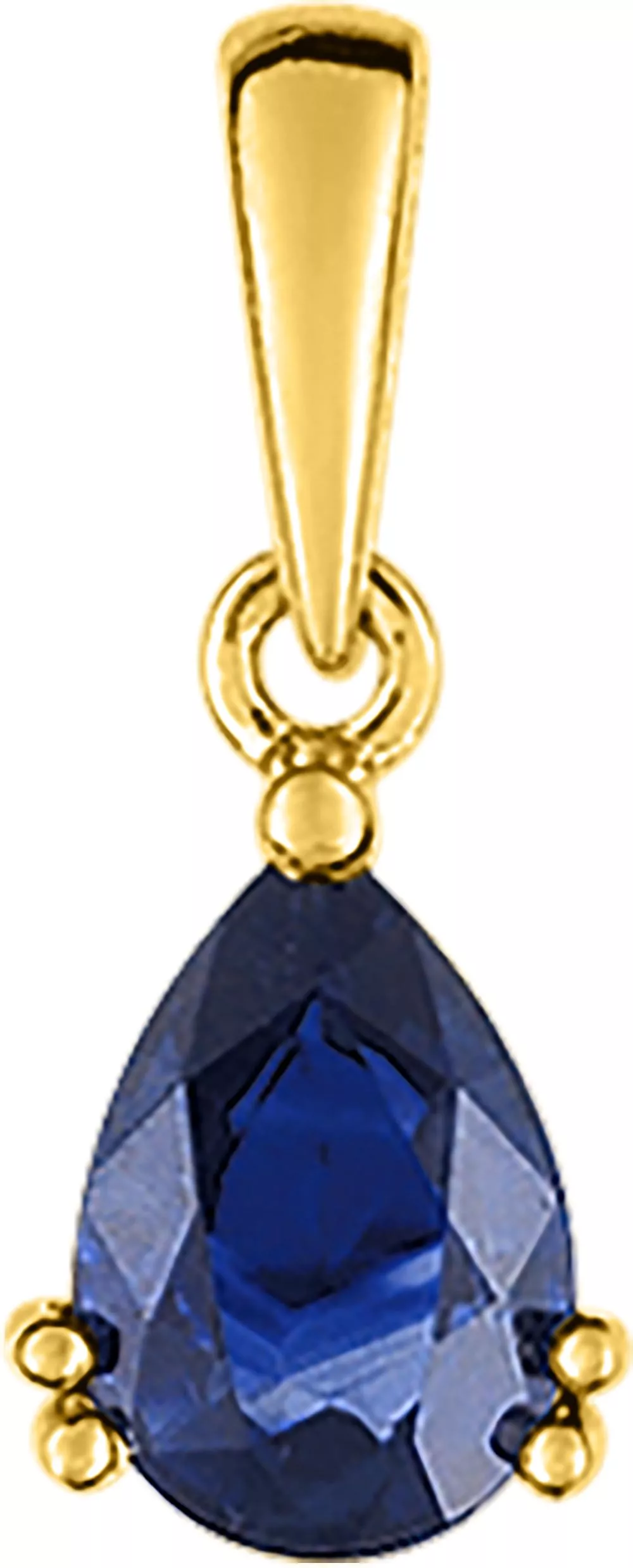 Pendentif Or Bellia Saphir - Pendentif en Or 750 18k - Bijoux en Vogue