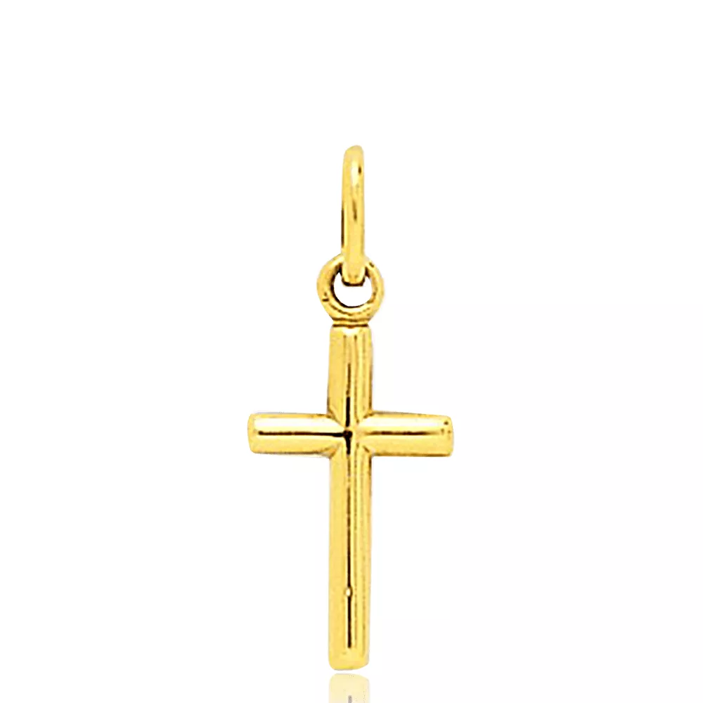 Pendentif Croix Or Broquere Ilari Religieux - Pendentif en Or 9k - Bijoux en Vogue