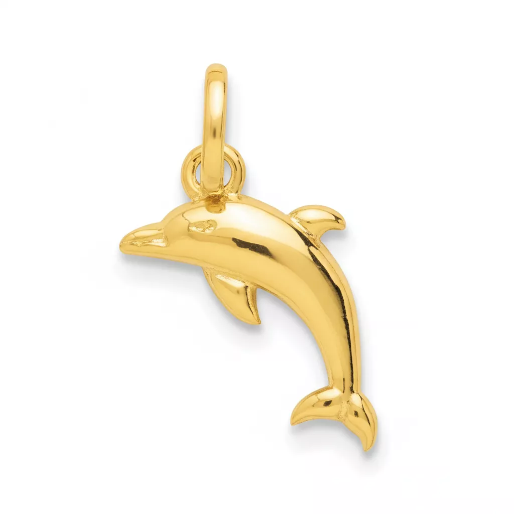 Pendentif Plaqué Or Luzala Dauphin - Pendentif en Plaqué or - Bijoux en Vogue