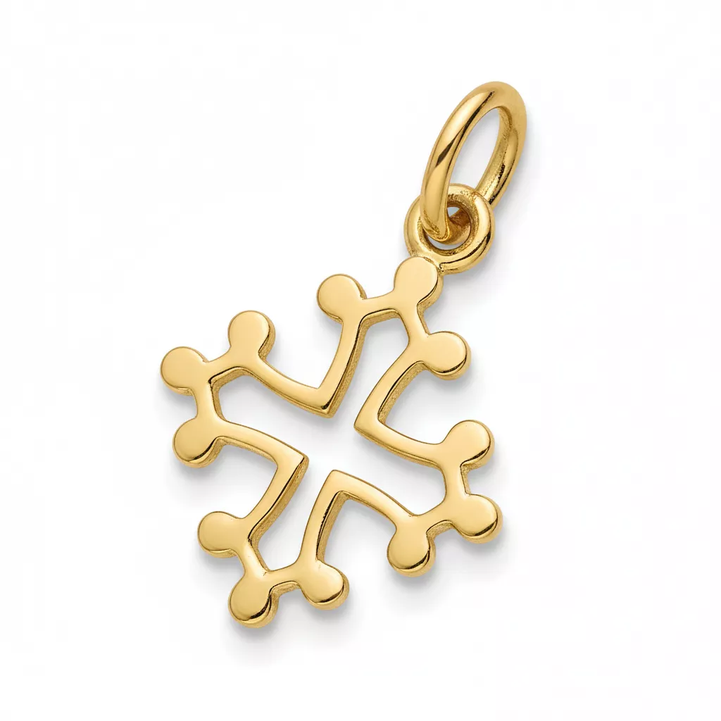 Pendentif Plaqué Or Croix Occitane - Pendentif en Plaqué or - Bijoux en Vogue