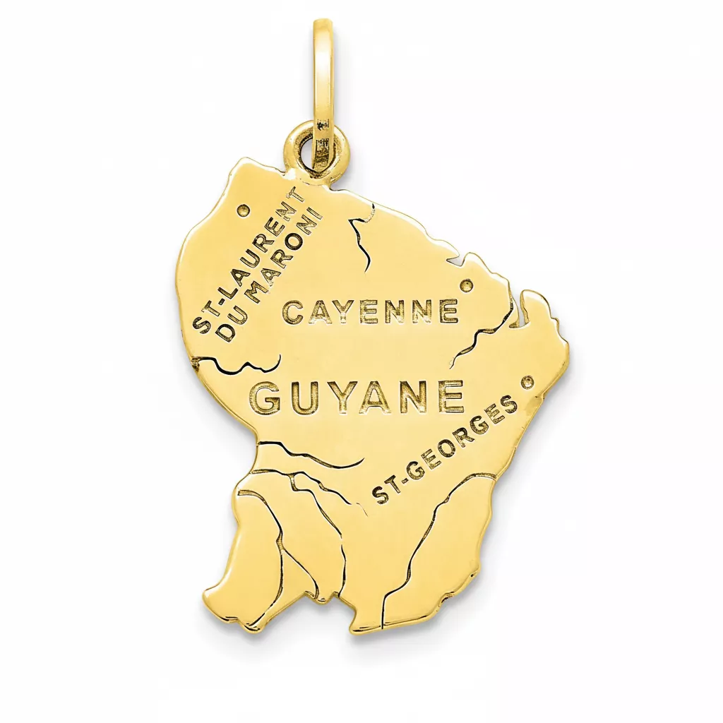 Pendentif Plaqué Or Blanchemanche Guyane - Pendentif en Plaqué or - Bijoux en Vogue
