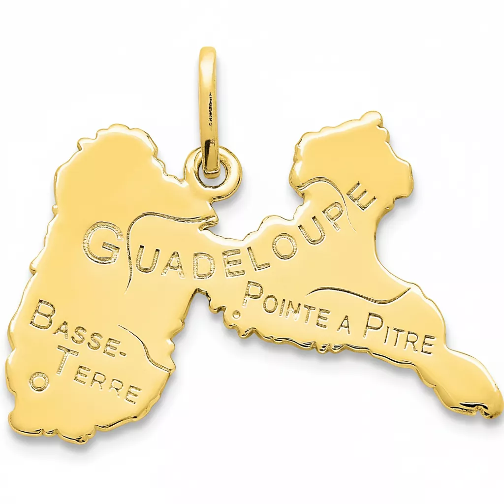 Pendentif Plaqué Or Amnuai Guadeloupe - Pendentif en Plaqué or - Bijoux en Vogue
