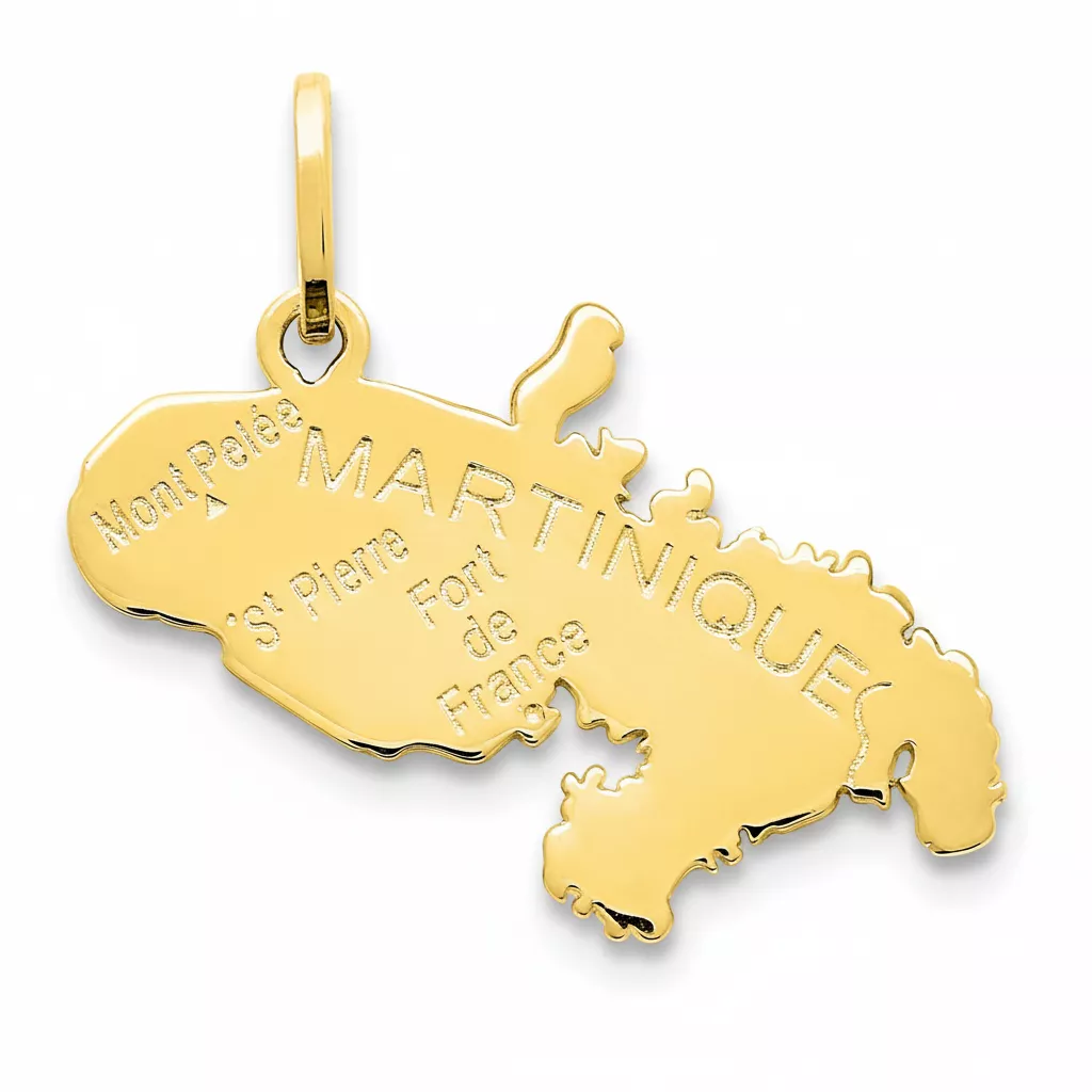 Pendentif Plaqué Or Dupret Martinique - Pendentif en Plaqué or - Bijoux en Vogue