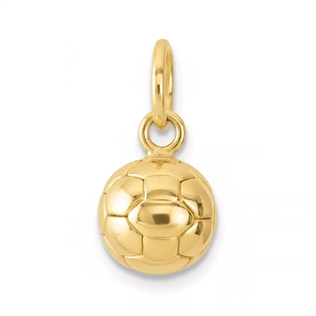 Pendentif Homme Plaqué Or Football - Pendentif en Plaqué or - Bijoux en Vogue