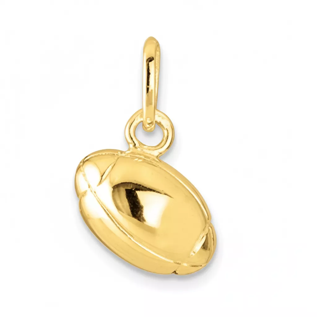 Pendentif Homme Plaqué Or Rugby - Pendentif en Plaqué or - Bijoux en Vogue
