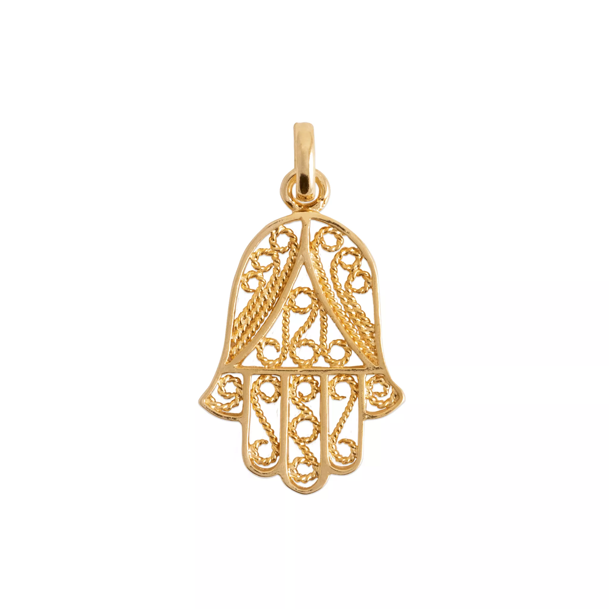 Pendentif Plaqué Or Main de Fatma - Pendentif en Plaqué or - Bijoux en Vogue