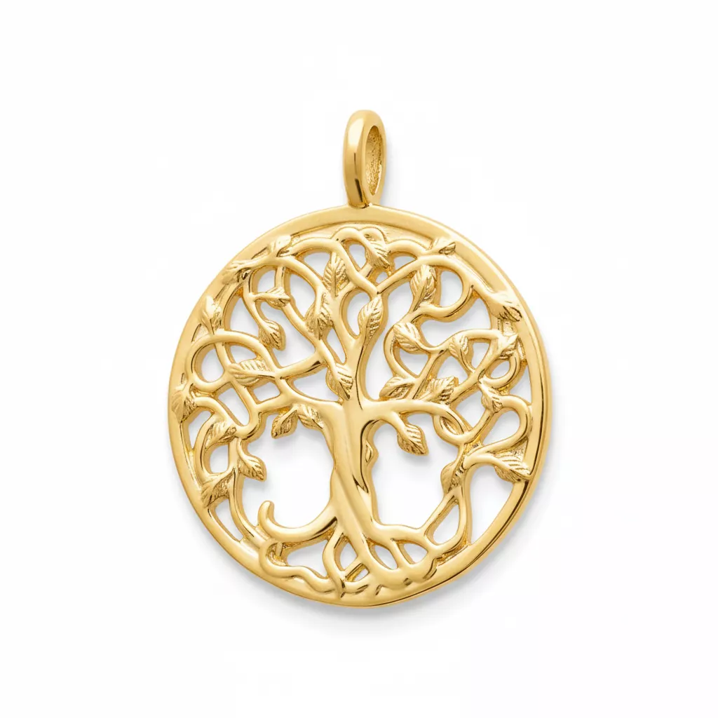 Pendentif Plaqué Or Arbre de Vie - Pendentif en Plaqué or - Bijoux en Vogue