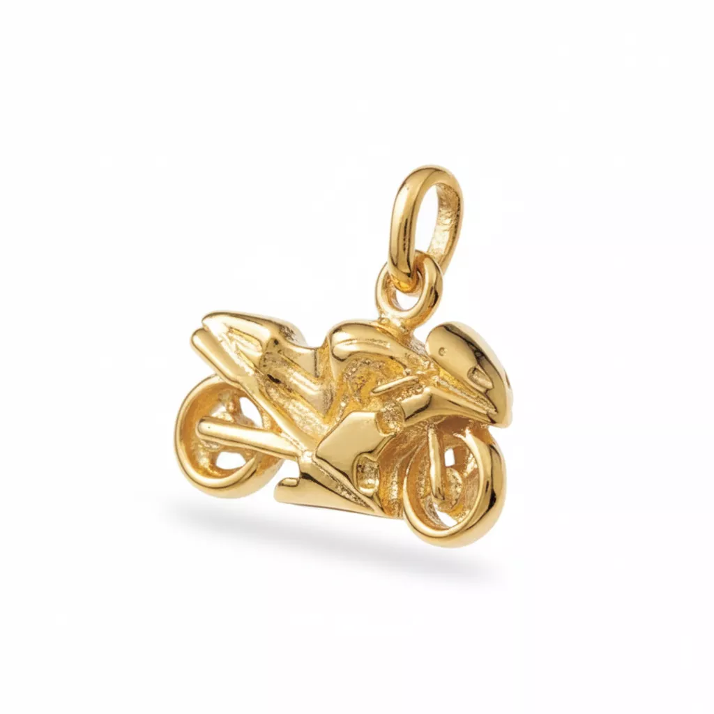 Pendentif Plaqué Or Espadrilles Moto - Pendentif en Plaqué or - Bijoux en Vogue