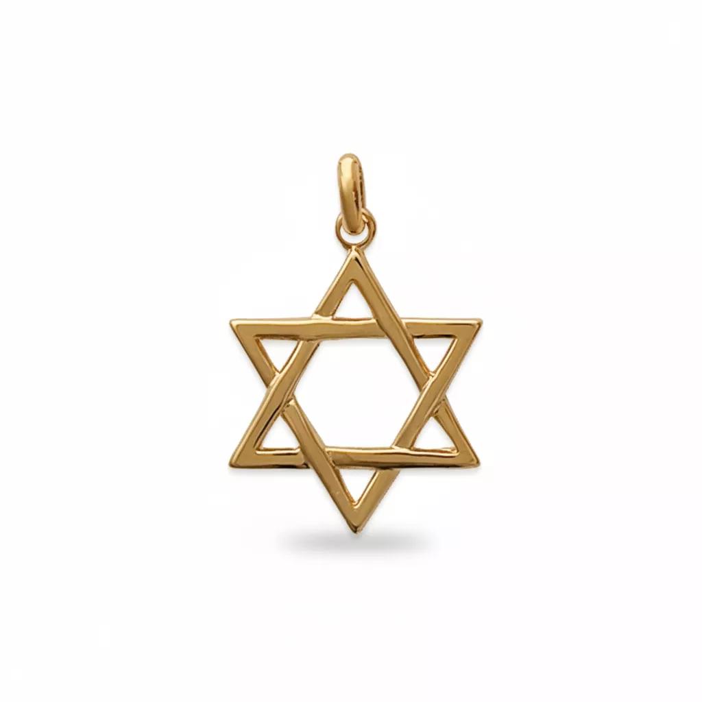 Pendentif Plaqué Or Sessica Étoile de David - Pendentif en Plaqué or - Bijoux en Vogue