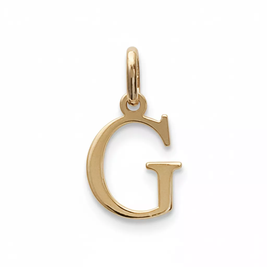 Pendentif Plaqué Or Lettre - Pendentif en Plaqué or - Bijoux en Vogue