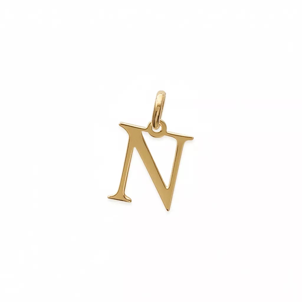 Pendentif Plaqué Or Lettre - Pendentif en Plaqué or - Bijoux en Vogue