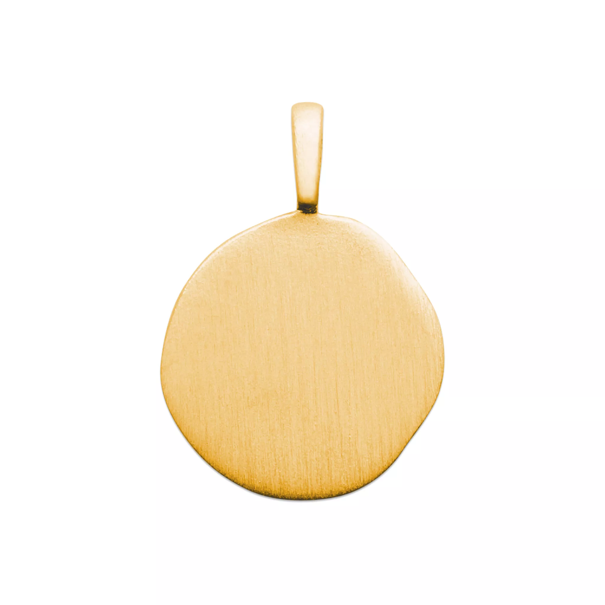 Pendentif Médaille Plaqué Or - Pendentif en Plaqué or - Bijoux en Vogue