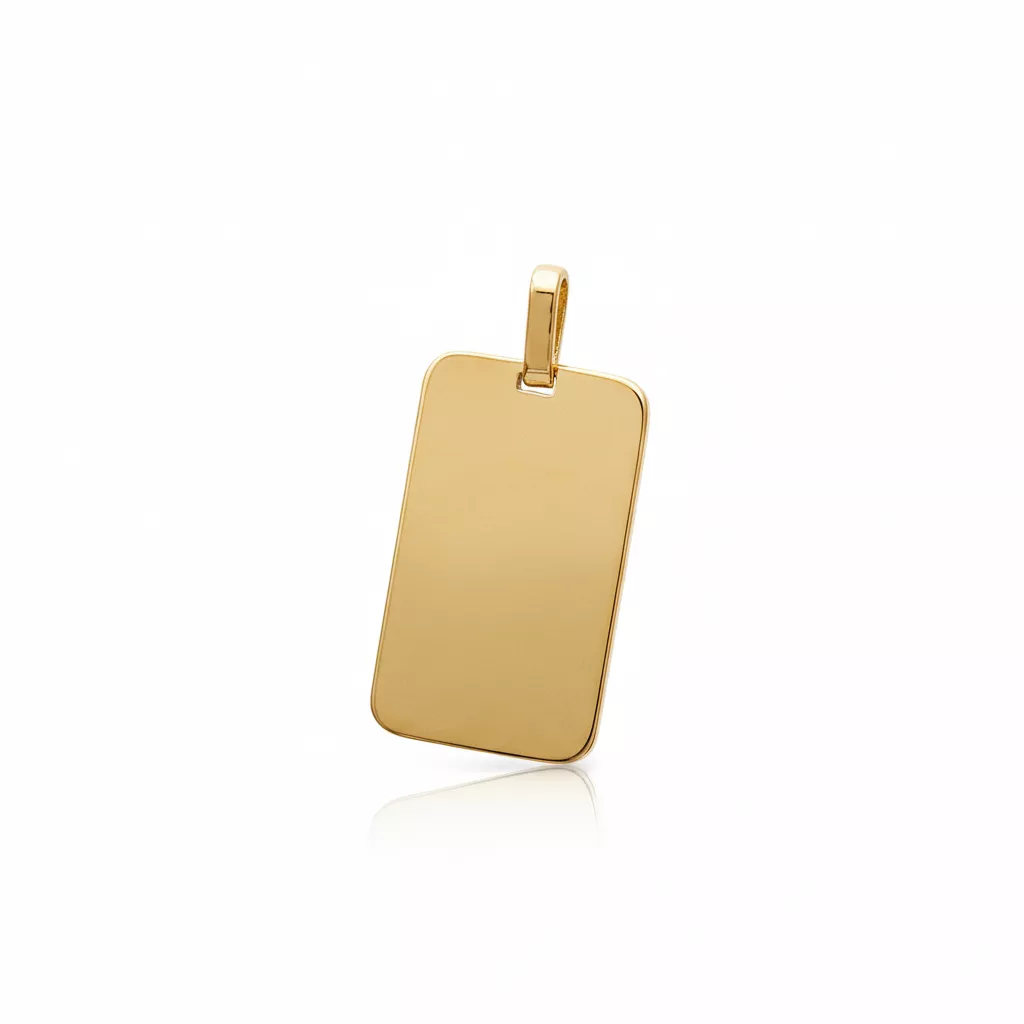 Pendentif Médaille Plaqué Or - Pendentif en Plaqué or - Bijoux en Vogue