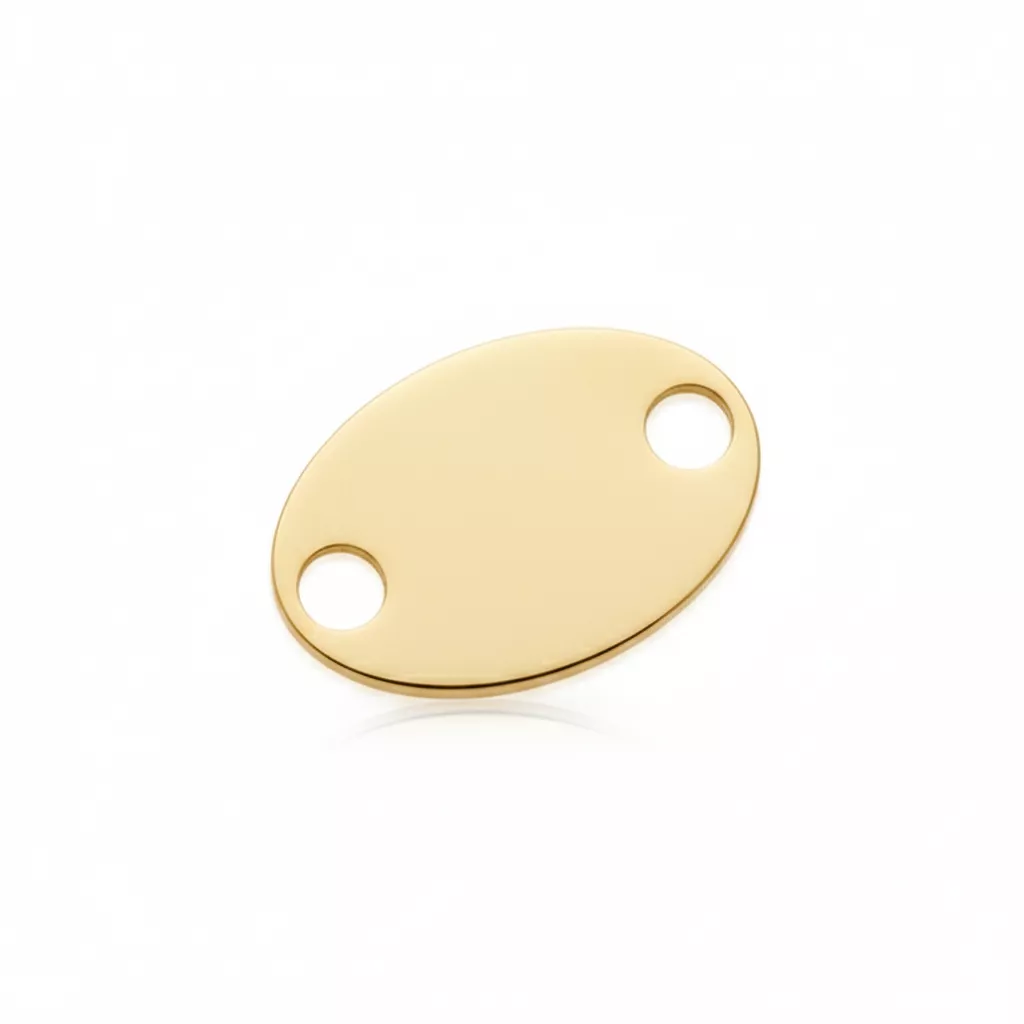 Pendentif Médaille Plaqué Or - Pendentif en Plaqué or - Bijoux en Vogue