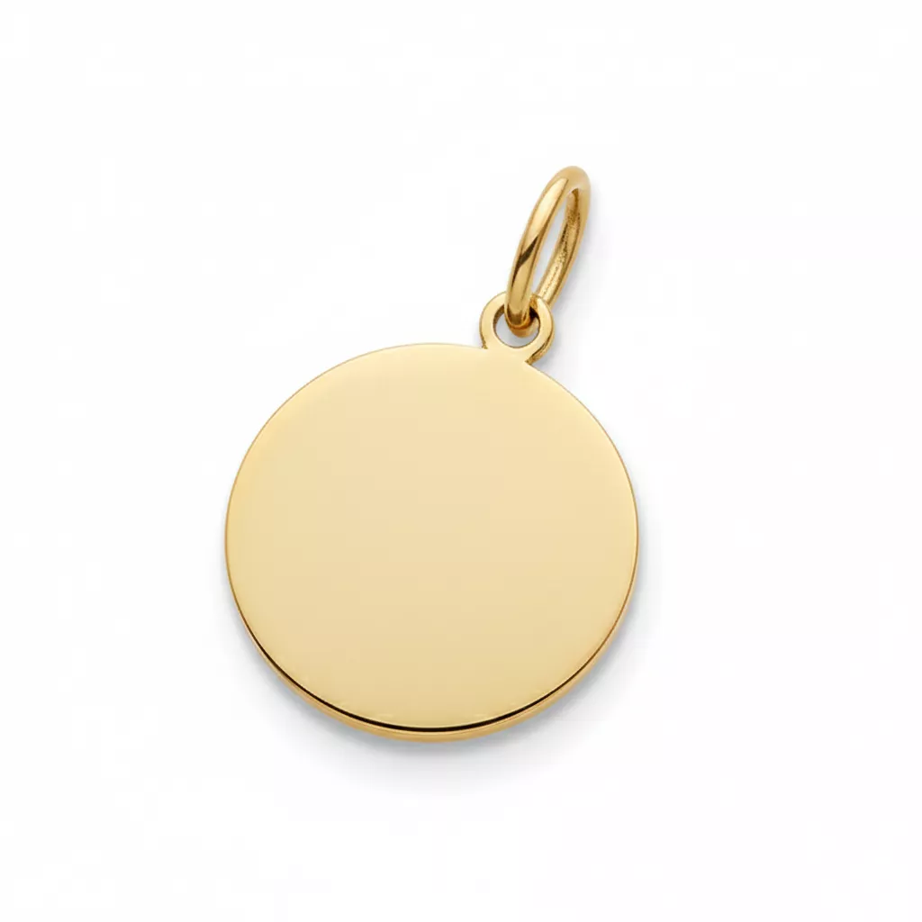Pendentif Médaille Plaqué Or - Pendentif en Plaqué or - Bijoux en Vogue