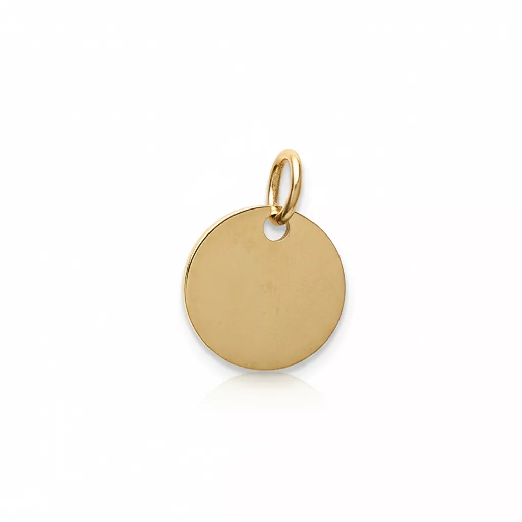 Pendentif Médaille Plaqué Or - Pendentif en Plaqué or - Bijoux en Vogue