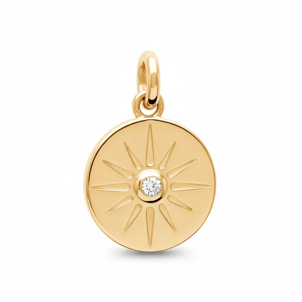 Pendentif Plaqué Or Maynina Zirconium Figuratif - Pendentif en Plaqué or - Bijoux en Vogue