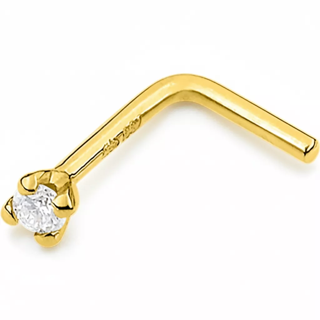 Piercing Nez Or Christrine Diamant - Piercing en Or 750 18k - Bijoux en Vogue